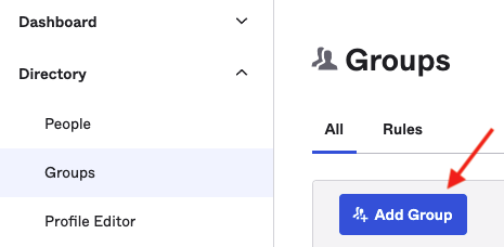 Click Add Group Button