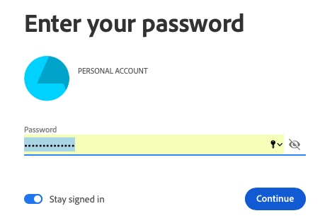 Re-enter password