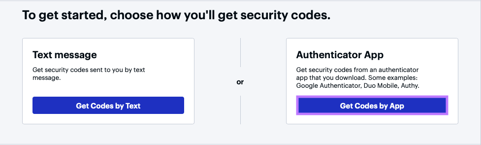 Get Codes by App