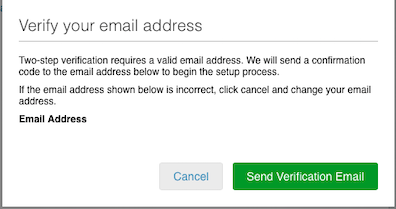 Verify email