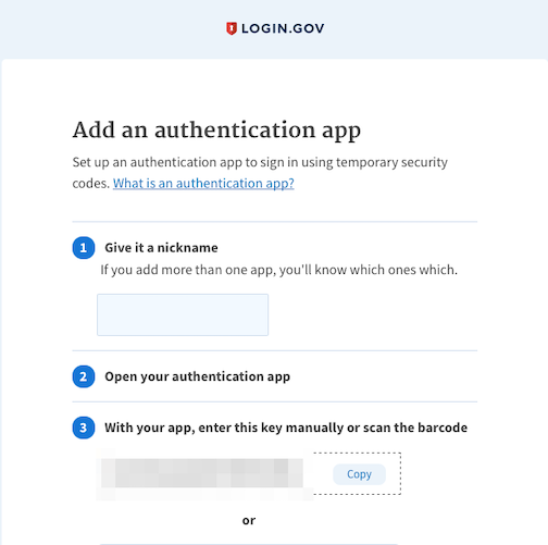 Setting up Trusona for Login.Gov using 2-Step Verification with TOTP ...