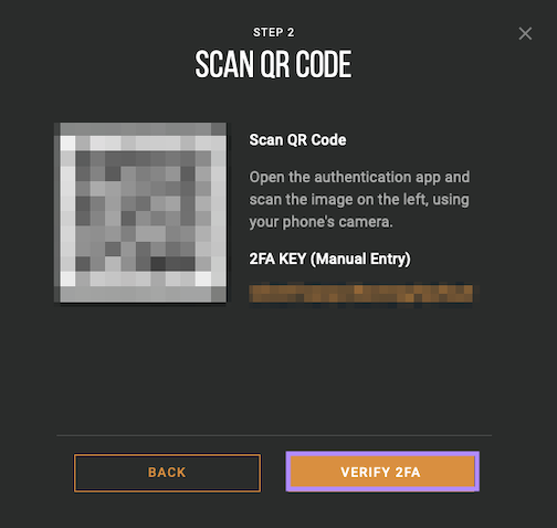 Scanning the code
