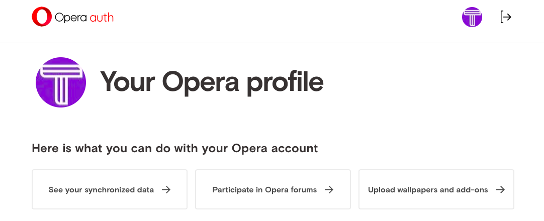 Opera Account