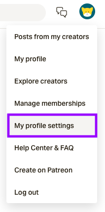 Click on Settings