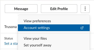 Account Settings