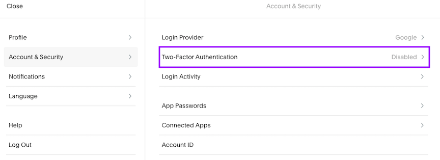 Two-Factor Authentication