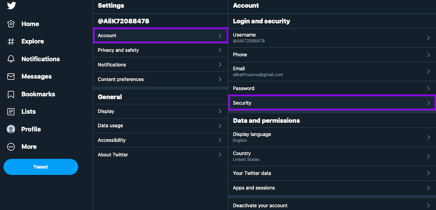 2-step verification setup