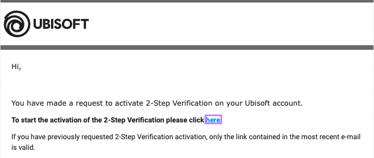 Continue Two-Step verification process through email