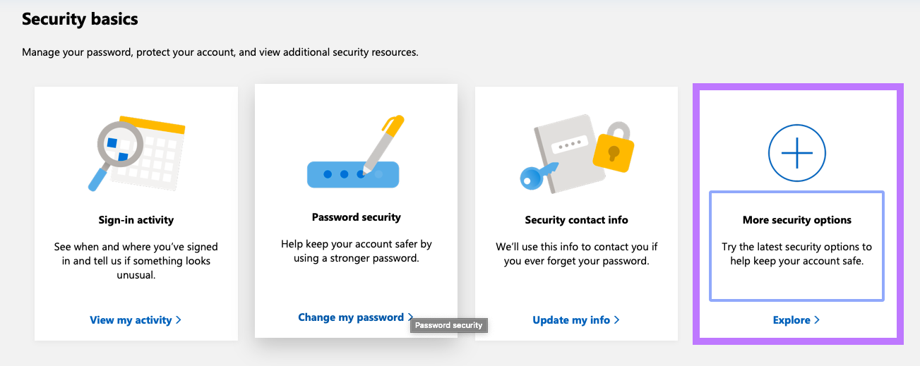 More Security Features